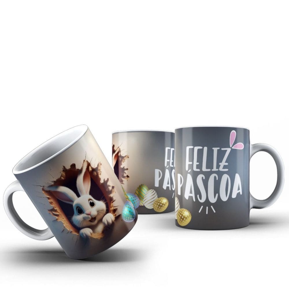 Decoração de Páscoa: Caneca de Coelho e Presentes Especiais