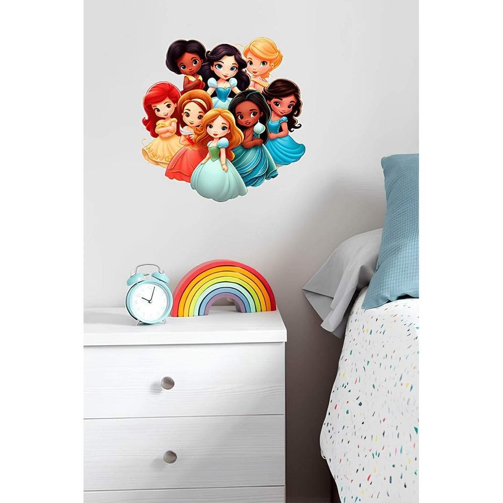 Adesivo De Parede Princesas Mod02