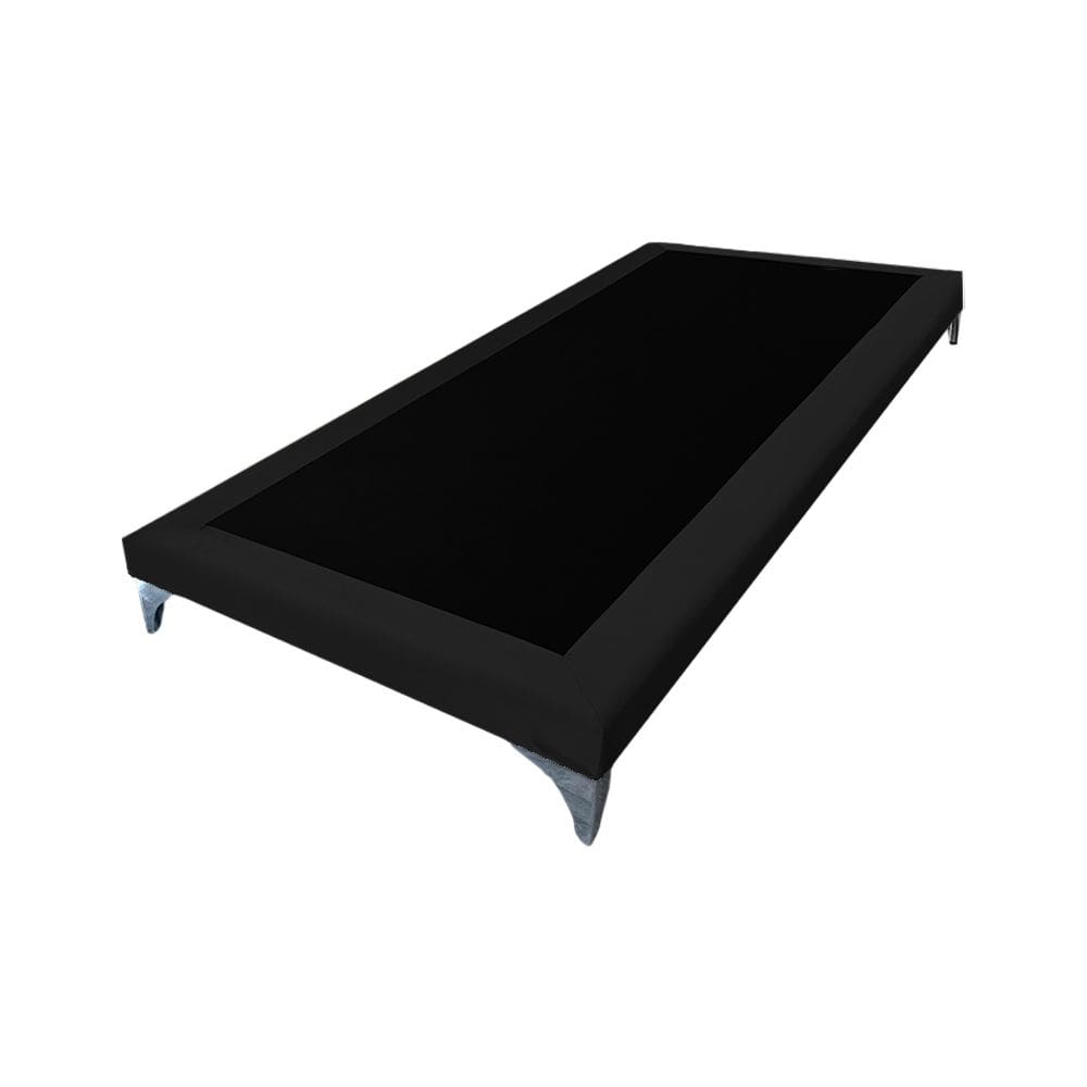 Cama Oriental Premium Solteiro Veludo Preto