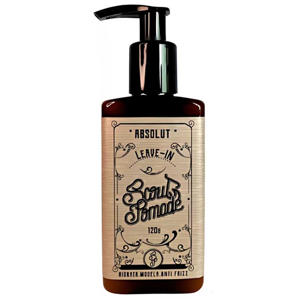 Leave-in Absolut 120g Scout - Hidrata e Modela Anti Frizz