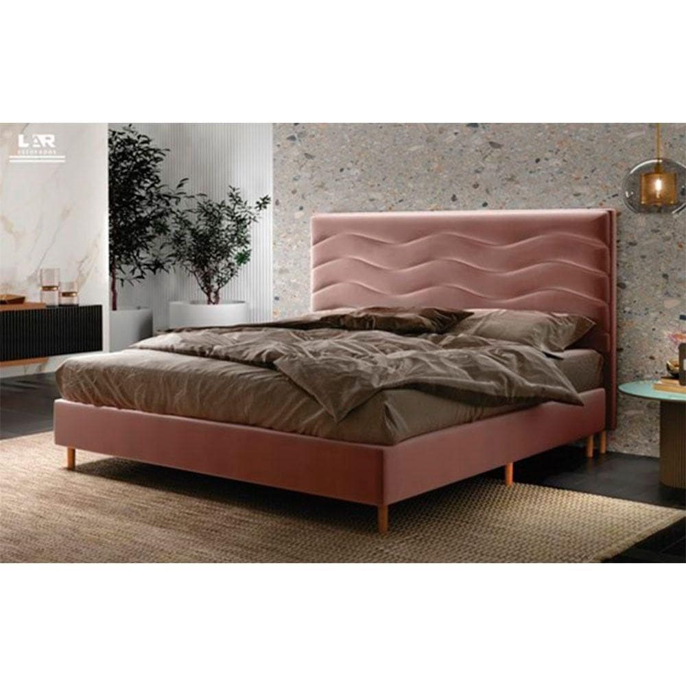 Cabeceira Madrid Queen 156 Cm Suede Meu Sofá Online Rosa
