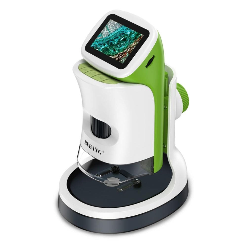 Microscópio BEBANG Kids portátil 4K 2.0 HD com tela 1000X