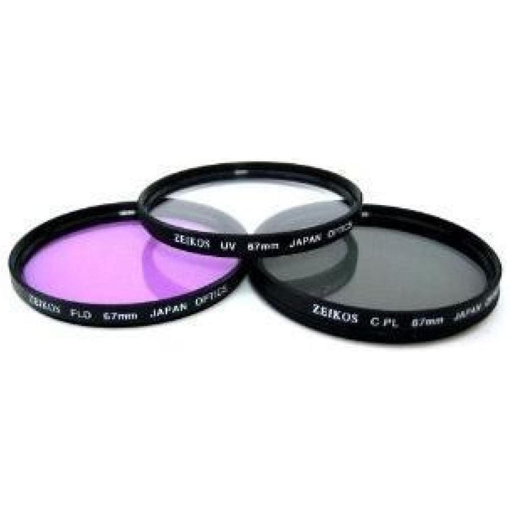 Kit Com 03 Filtros Multi-Revestidos De 67Mm Zeikos Flk-67