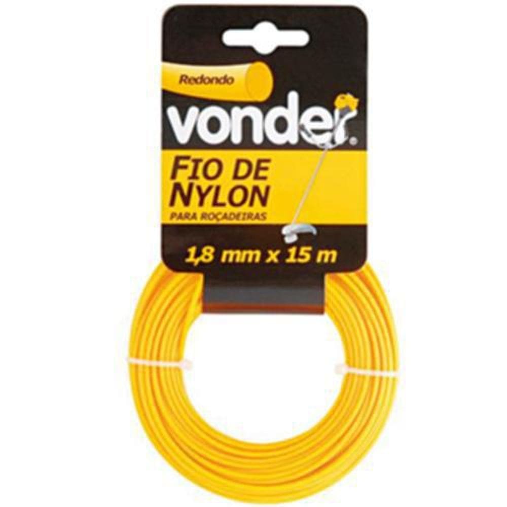 Fio De Nylon 1,8Mm X 15M Redondo