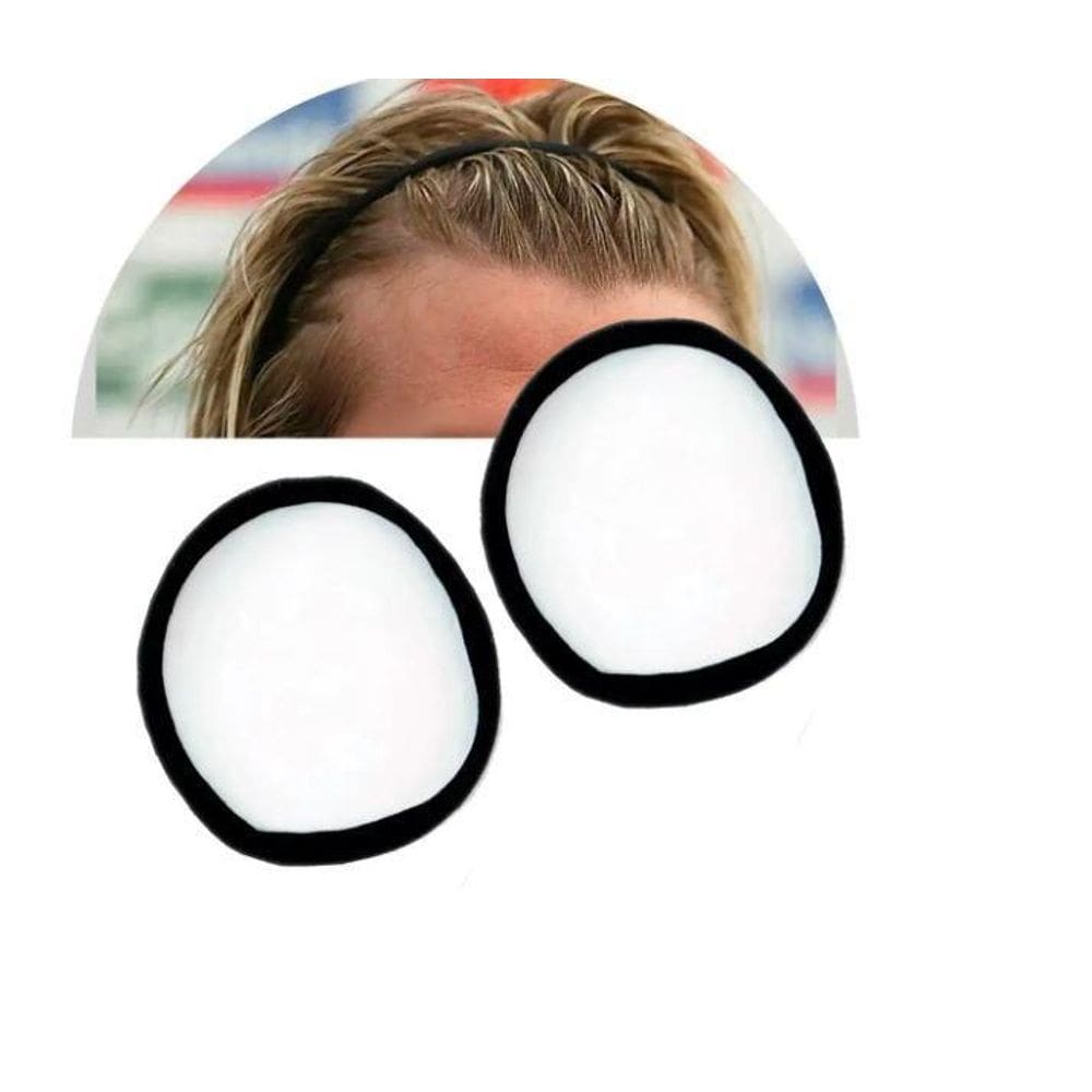 Elástico Faixa De Cabelo Cor Preta Infantil/ Adulto - 12Un