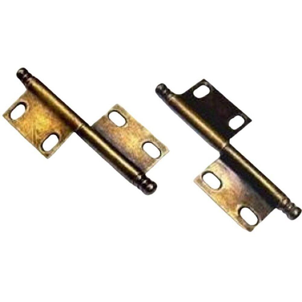 Kit 8 Dobradiças Colonial Para Moveis Ouro Velho Dr 230