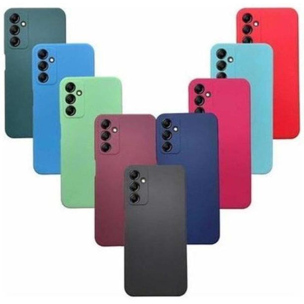 Capa Aveludada Samsung A25 + Película 3D Pink