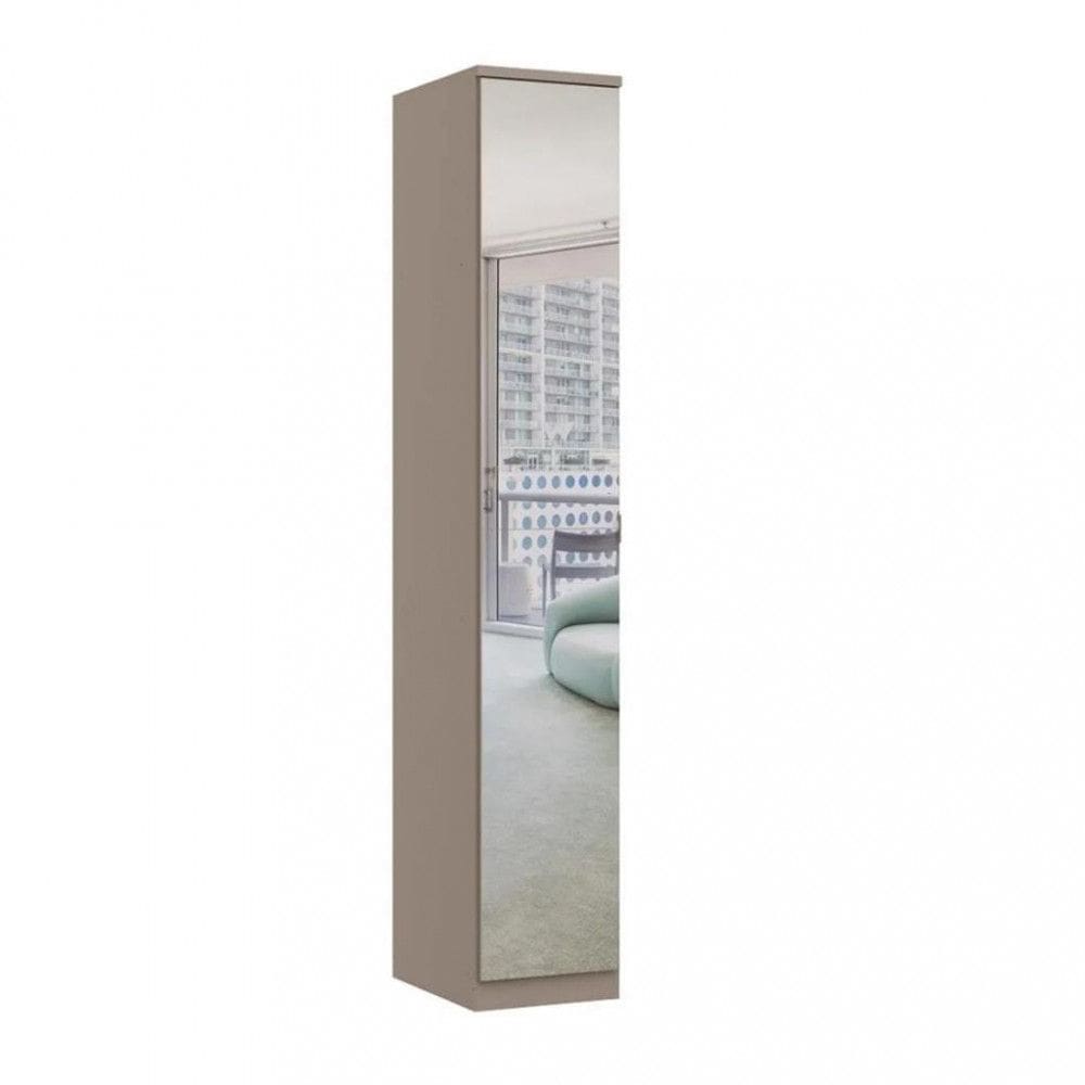 Guarda Roupa Modulado com Espelho 1 Porta Elegance Móveis Castro