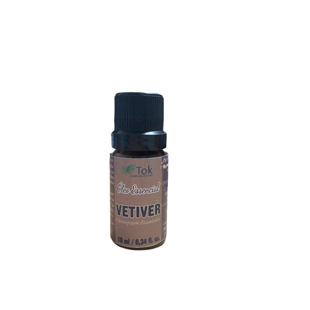 Óleo Essencial Vetiver - Tok Essências - 10Ml