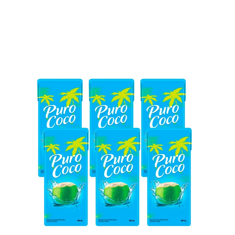 Água de Coco Puro Coco Maguary 180ml 6 Unidades