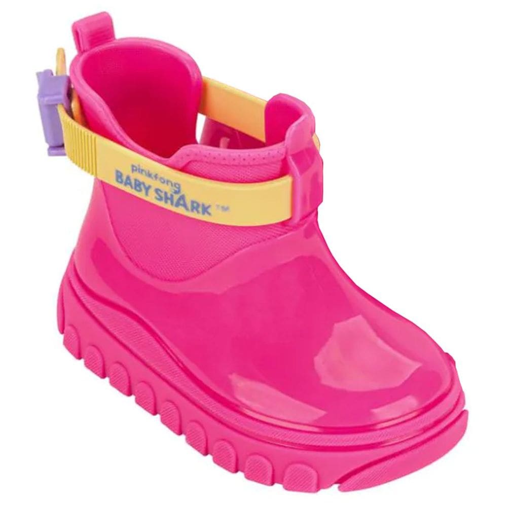 Bota Galocha Infantil Menina Baby Shark Rain Fun