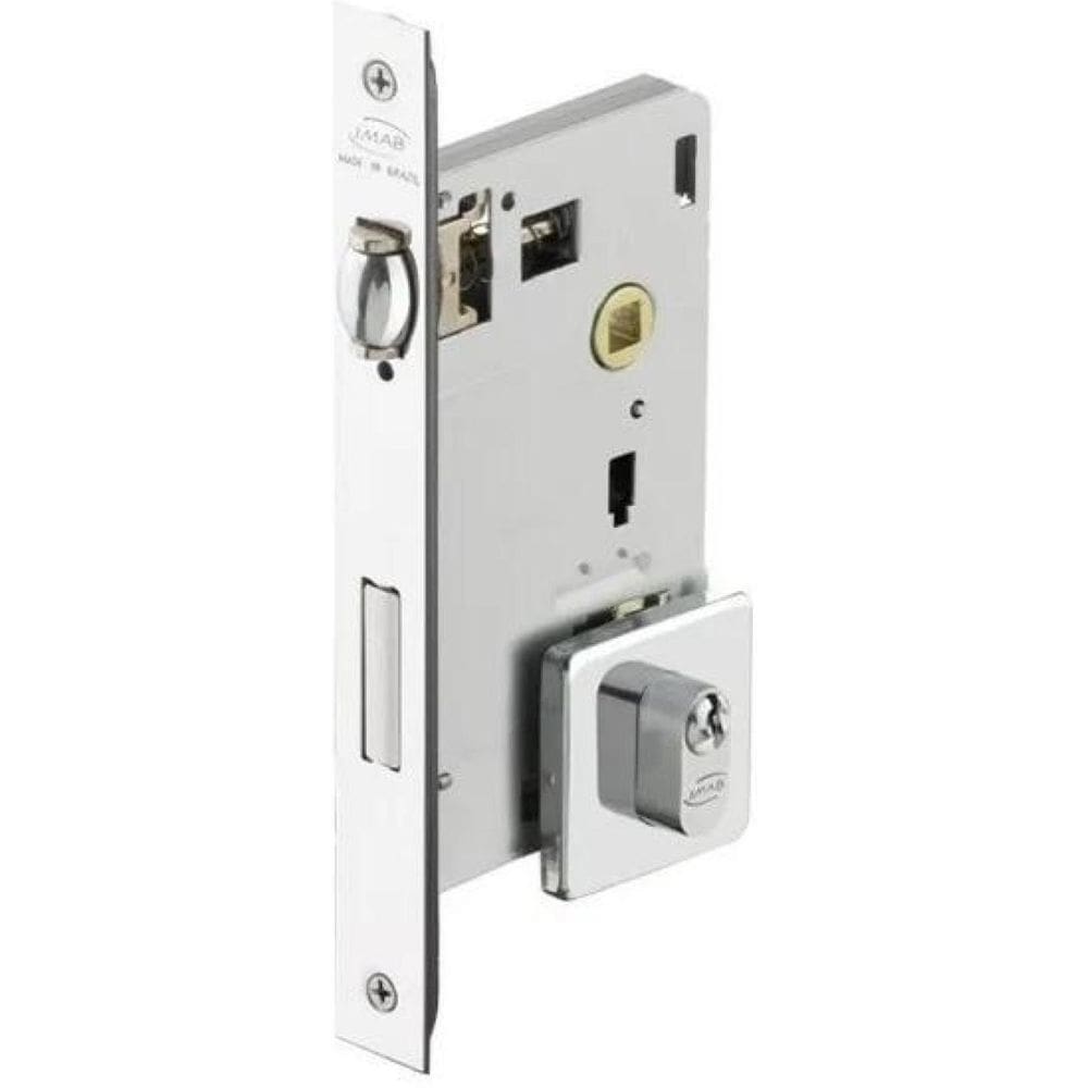 Fechadura Rolete Pivotante Externa Imab 1710 Cromada 55Mm