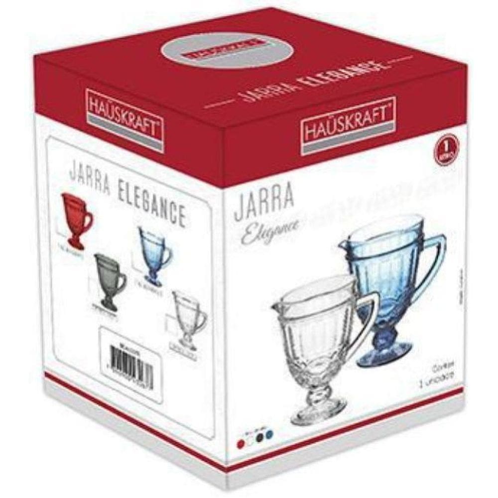 Jarra Elegance 1 Litros Vidro Pratica Azul Hauskraft