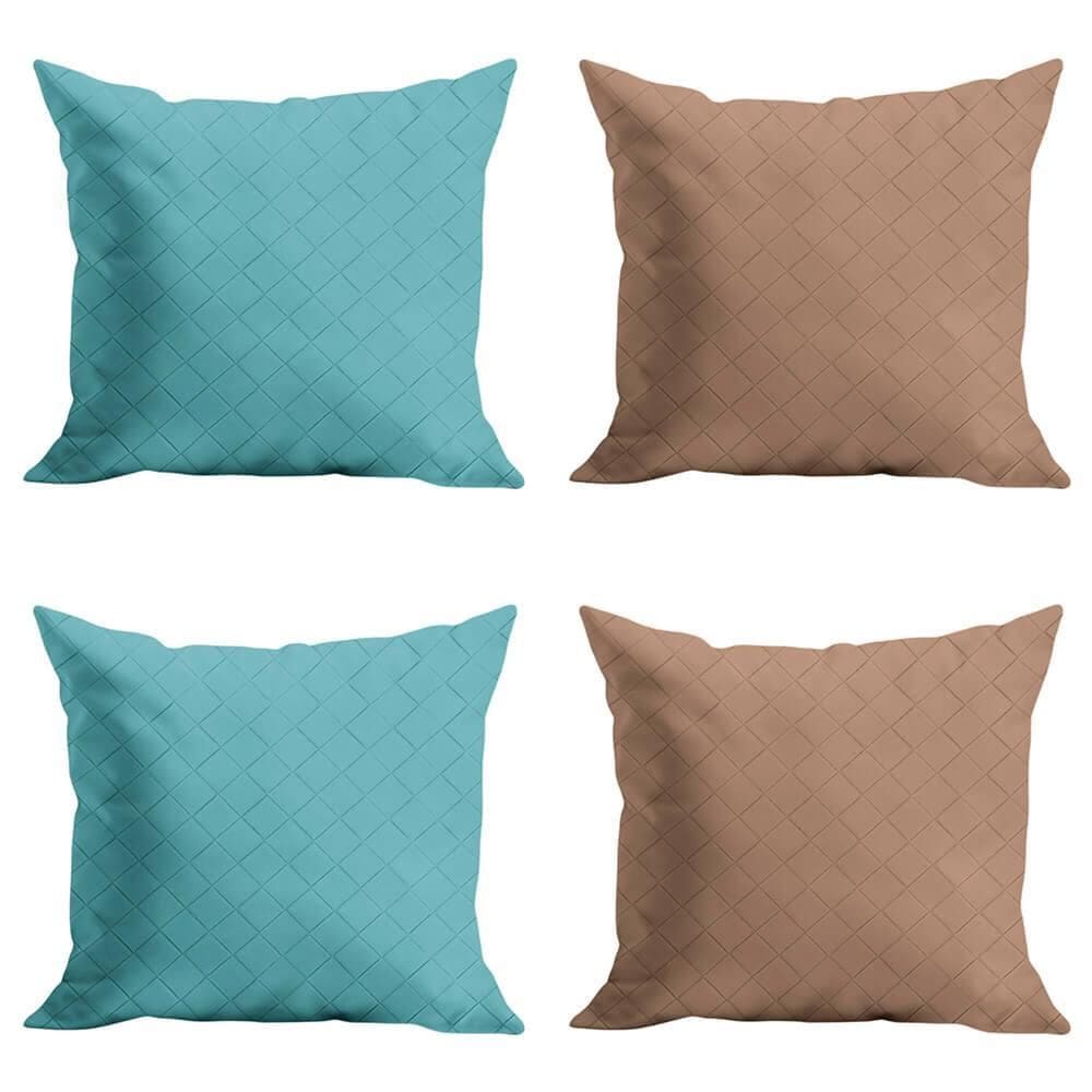Jogo de Capas de Almofada Courino 43cm x 43cm 4 peças - Rio Home