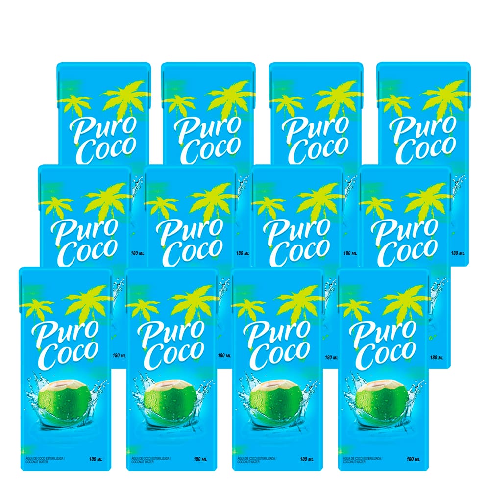 Água de Coco Puro Coco Maguary 180ml 12 Unidades