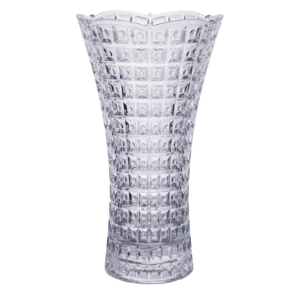 Vaso Floreiro De Cristal Ecológico Acinturado Chevalier 13Cm