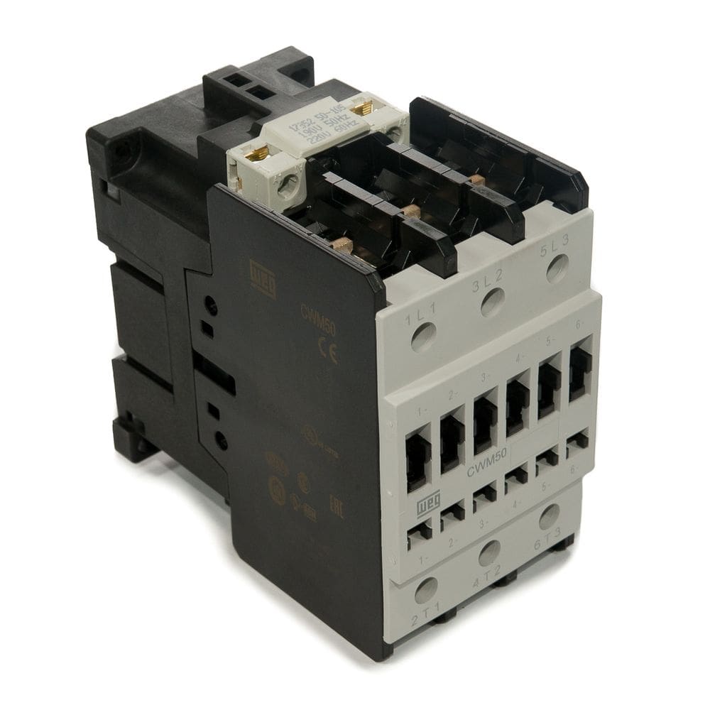 Contator Tripolar 50A 220VAC CWM50-00-30V26 WEG