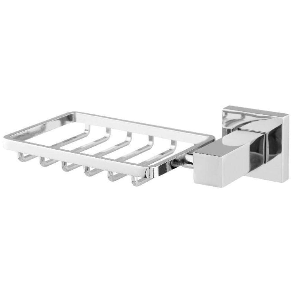 Saboneteira Para Banheiro Em Metal Stylos Cromado