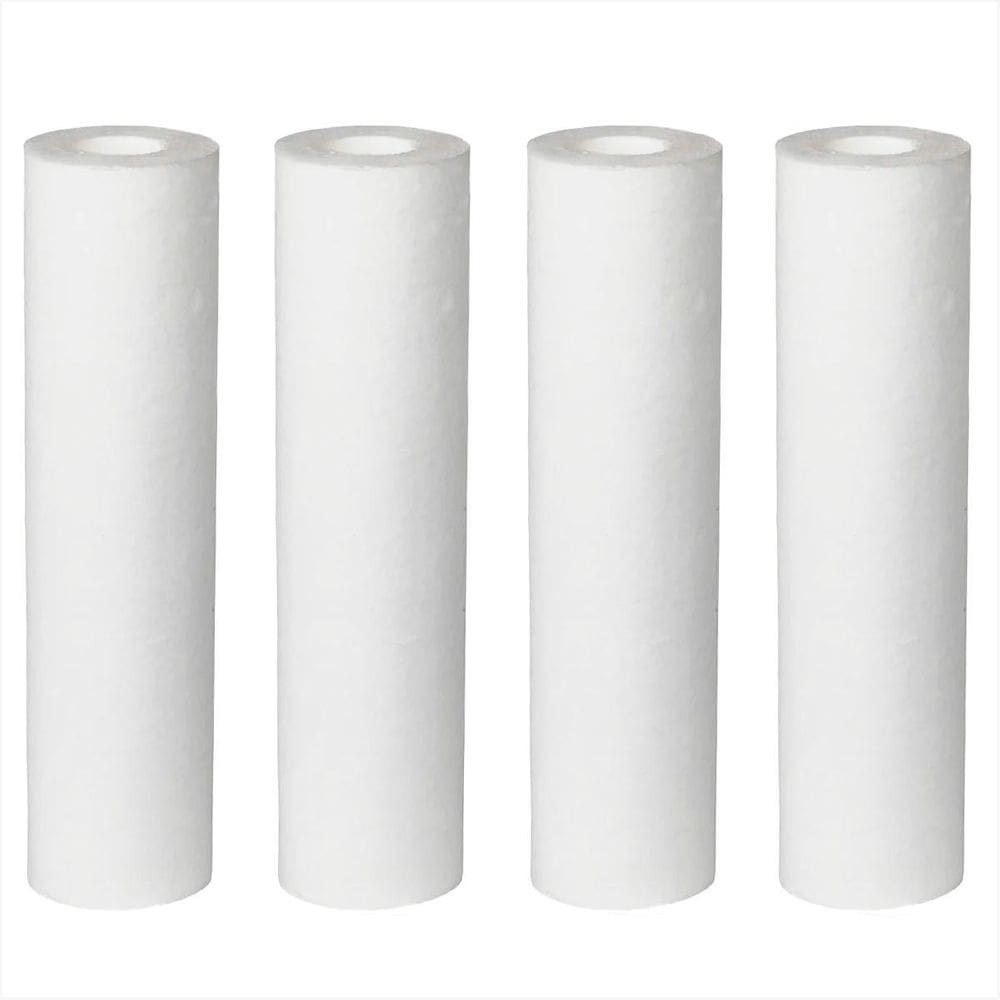 Kit 4 Filtro Refil Pou Cavelete Polipropileno Liso 9 3/4 20