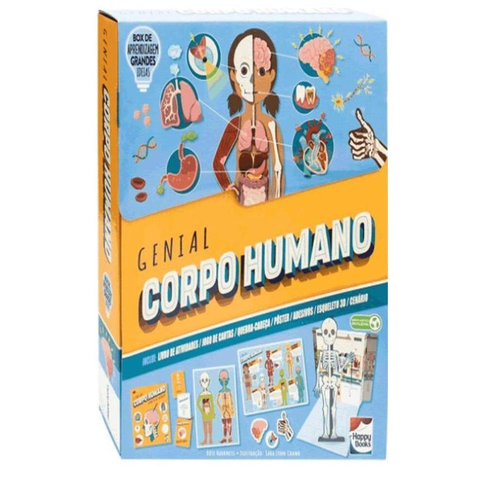 Box De Aprendizagem Grandes Ideias Genial Corpo Humano