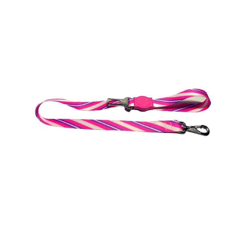 Cinto De Segurança Com Guia Para Cachorros - Rosa