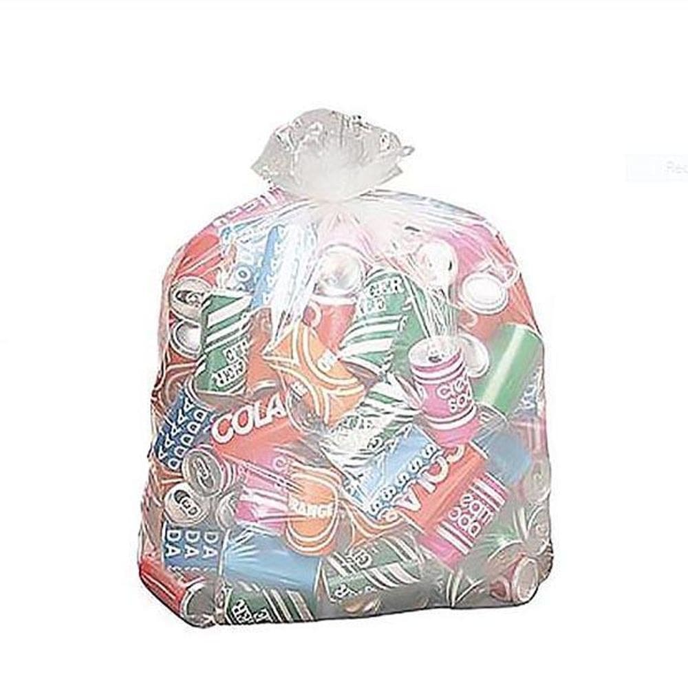Sacos De Lixo Reciclável 100 Litros 75X105Cm Pacote Com 100