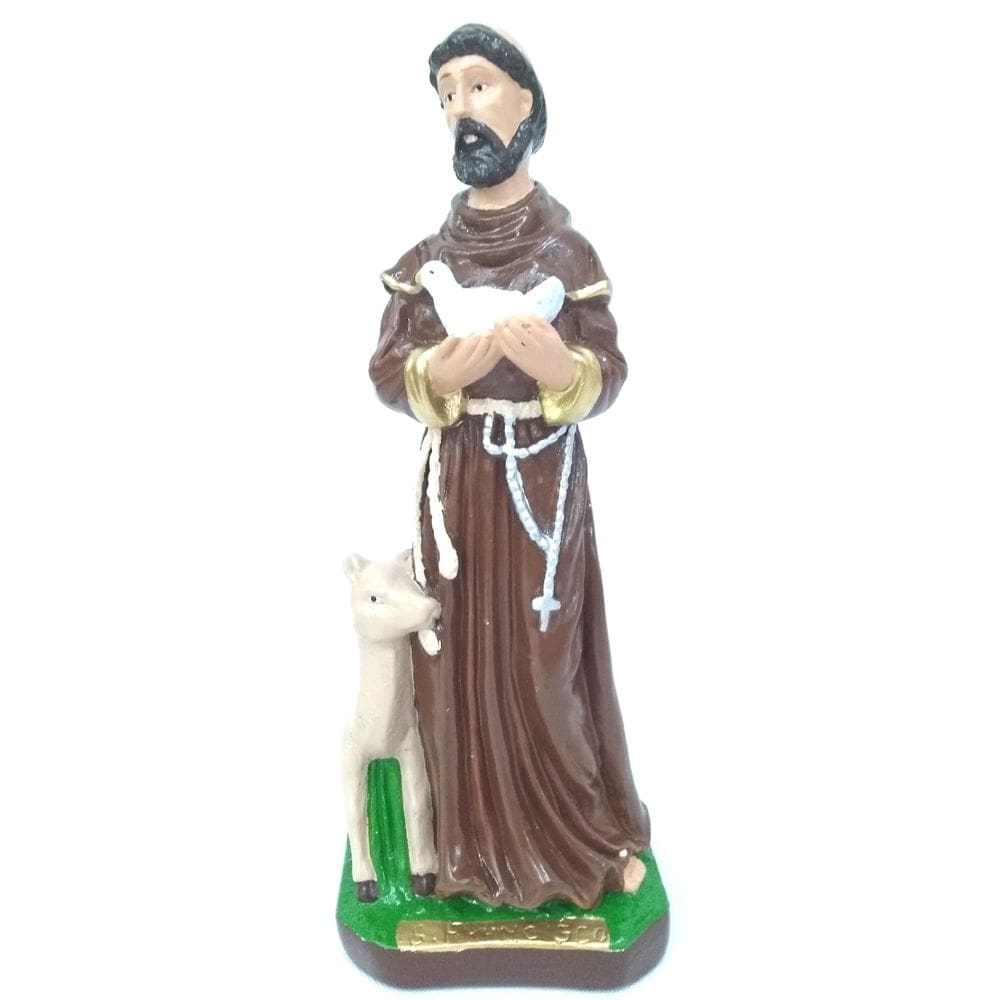 Imagem De São Francisco De Assis 20 Cm Gesso
