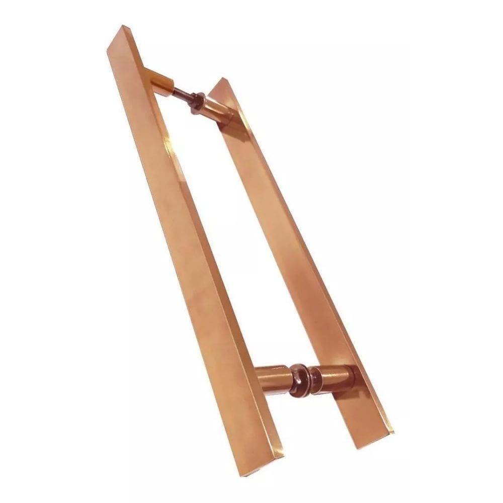 Puxador Para Portas Madeira / Vidro Alumínio Rose - 60 Cm