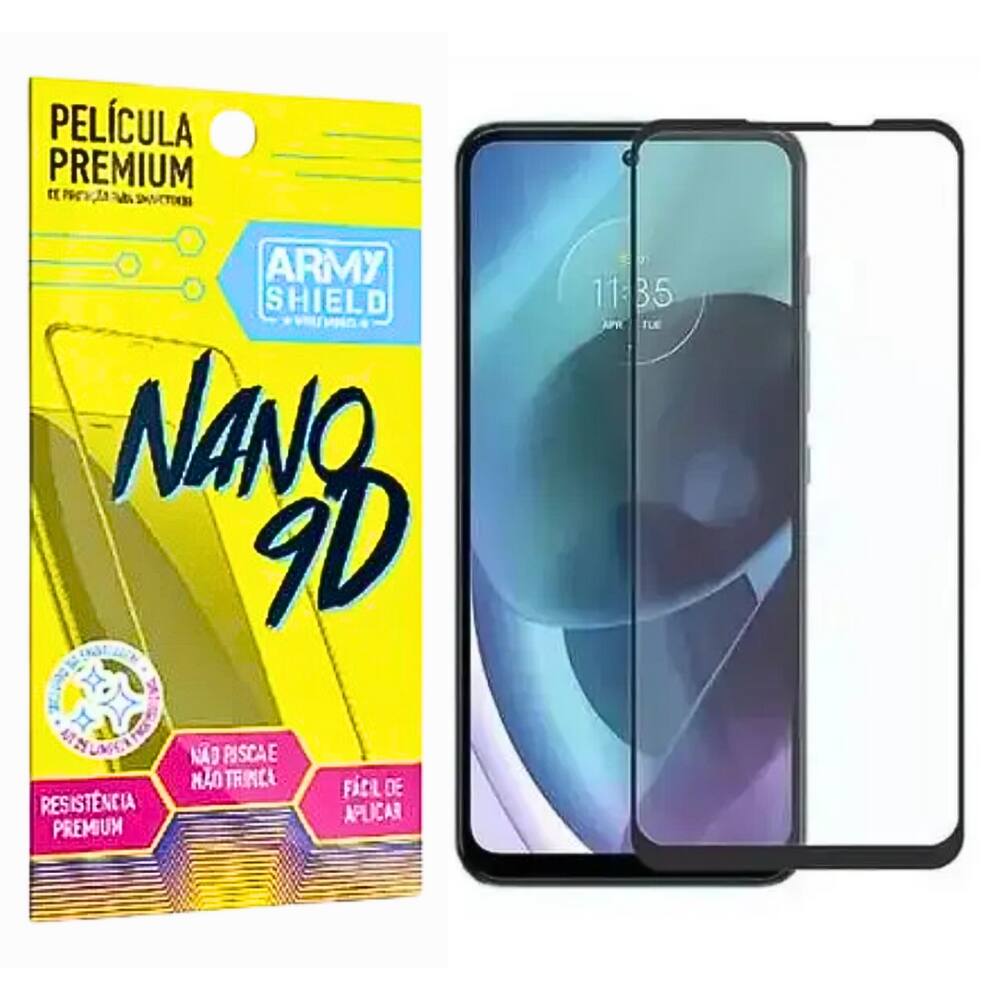 Peícula de Cerâmica 9D Moto G15 Flexível - Armyshield