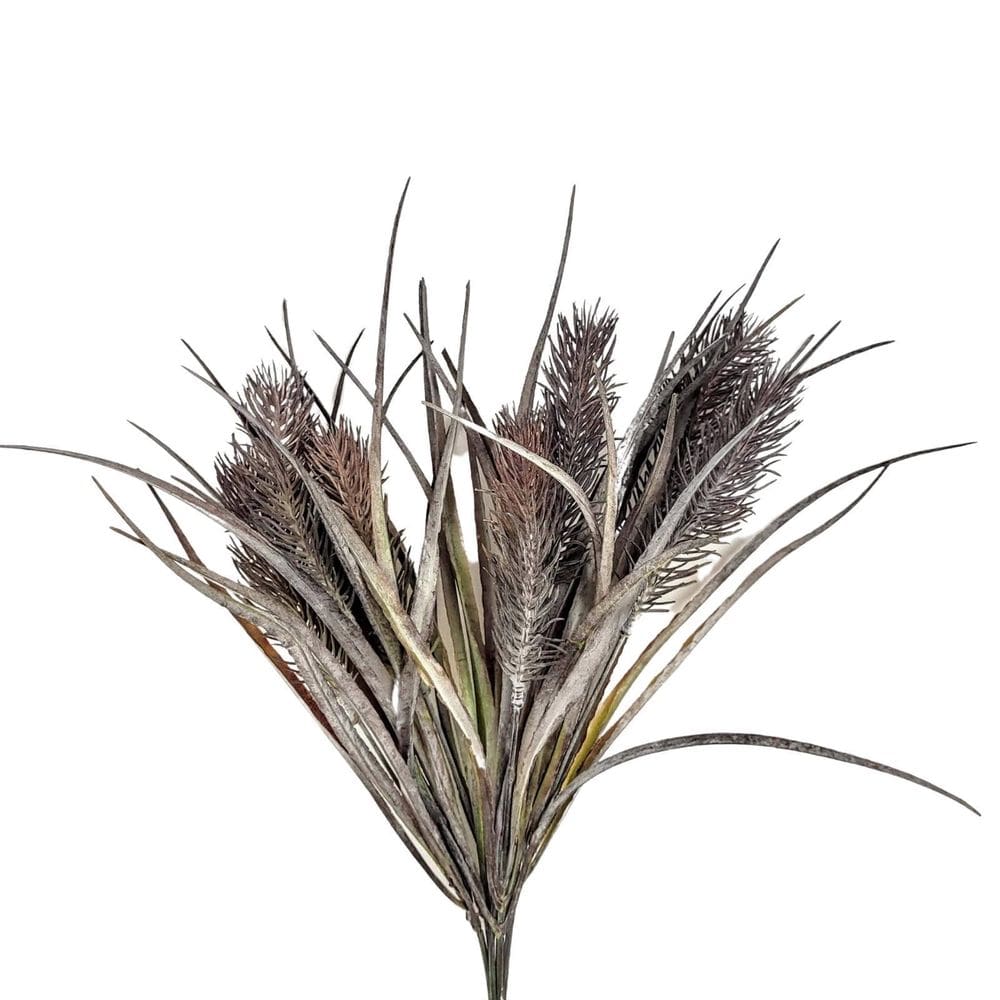 Folhagem Capim Cinza 40X25Cm Planta Artificial Permanente