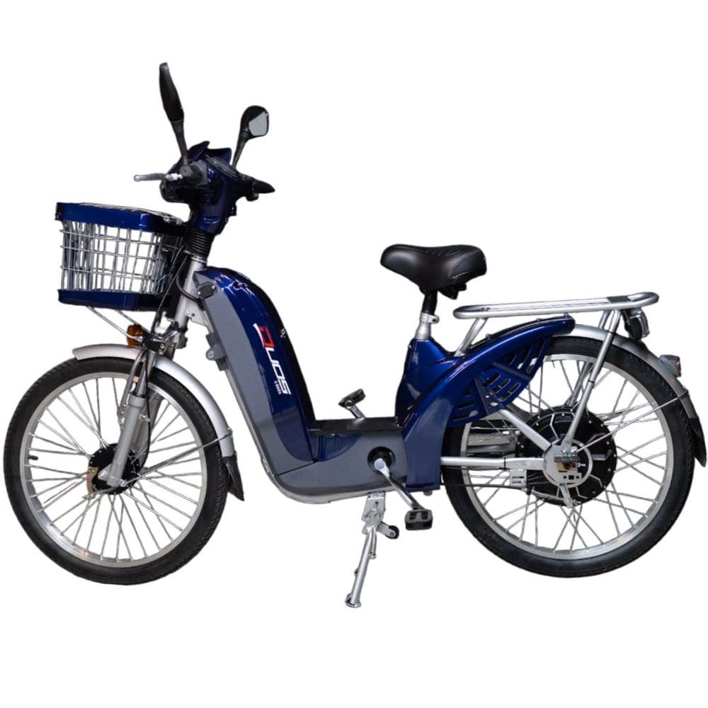 Bicicleta Elétrica E-Maxx Duos 800W Entrada USB Alarme e Seta cor Azul