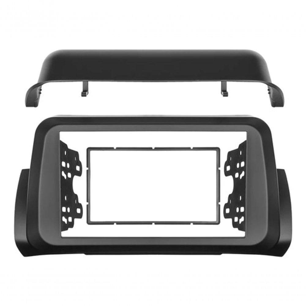 Moldura Multimidia 2 Din Fiat Argo Cronos 2018 A 2020 Cor Preto