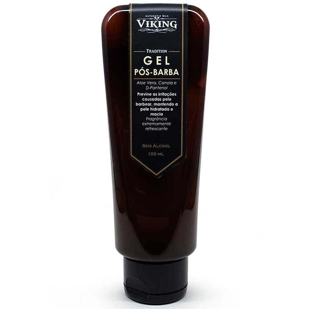 Gel Pós Barba Tradition Anti-Irritação Sem Álcool 100mL Viking