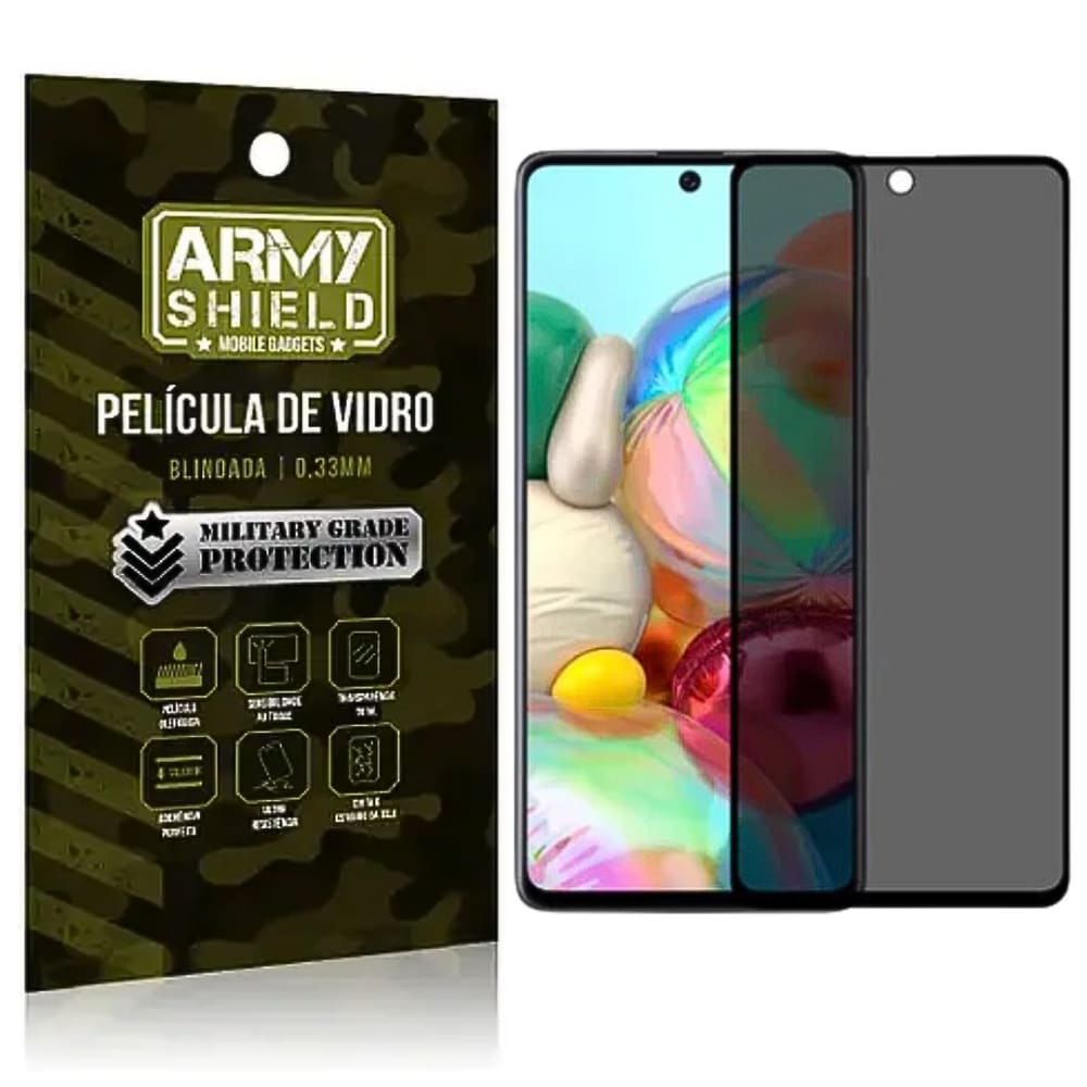 Película Privacidade Moto G55 Anti Espíão - Armyshield