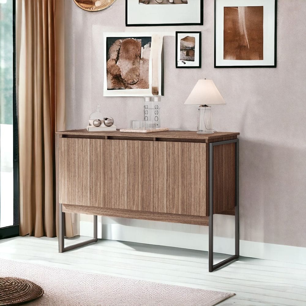 Aparador Buffet com 3 Portas Bari Afarra Preto