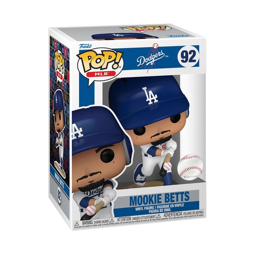 Estatueta Funko Pop! MLB: Dodgers - Mookie Betts 11,3 cm