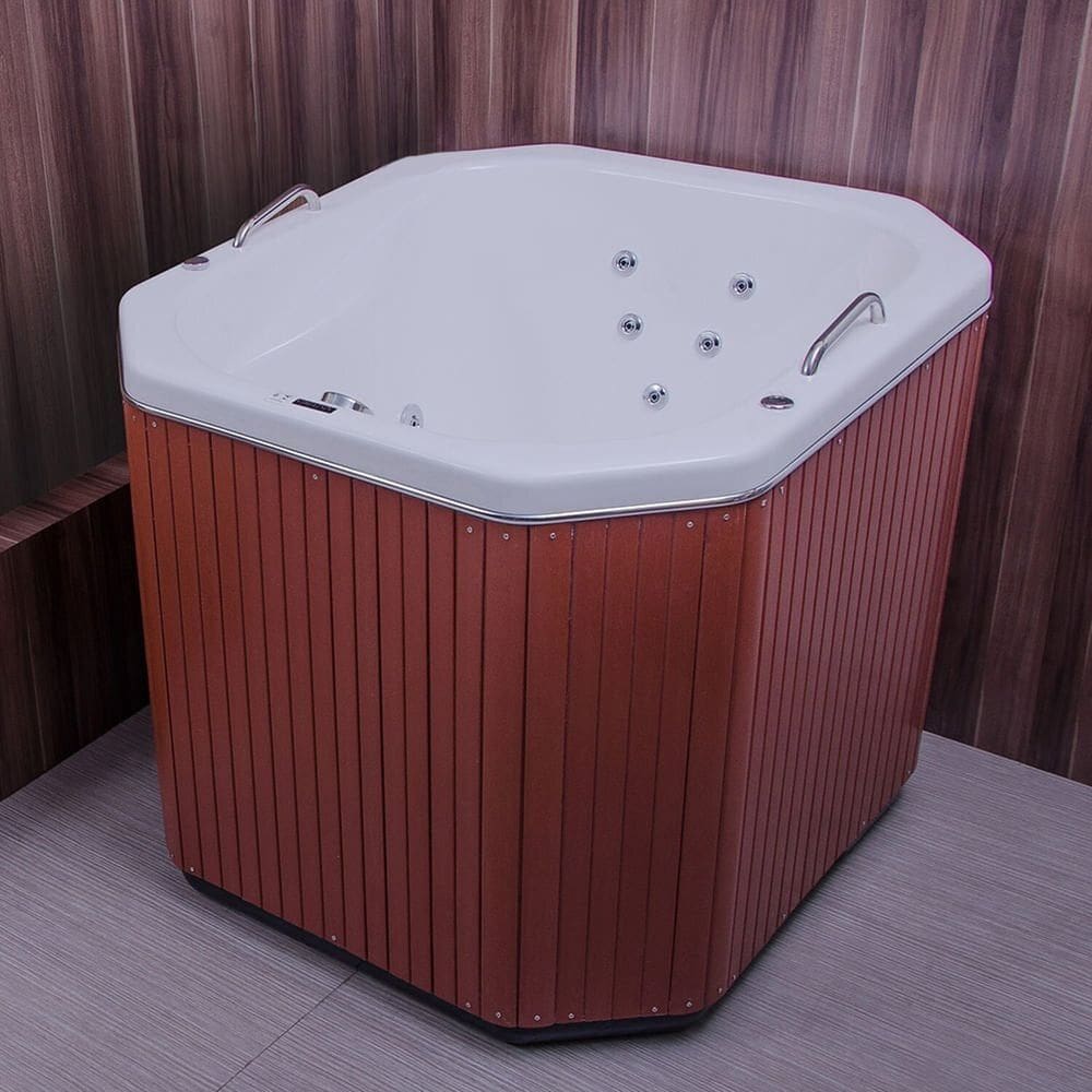 Banheira de Hidromassagem em Gel Coat Ofurô Zen Gran Luxo 110 Cm - 230 Litros Astra - P2 - 110v Branco