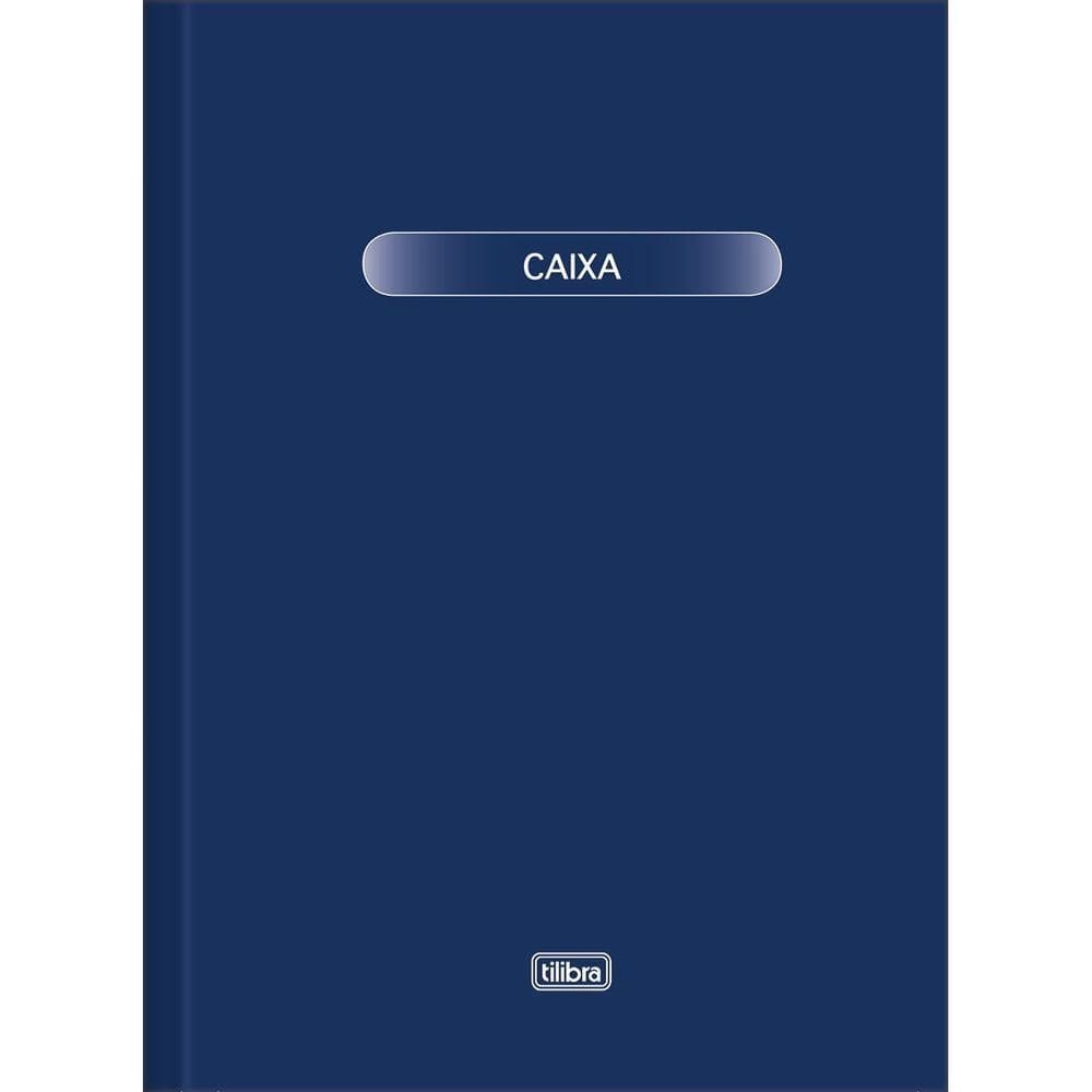 Livro Caixa Capa Dura Grande Tilibra - 50 Folhas