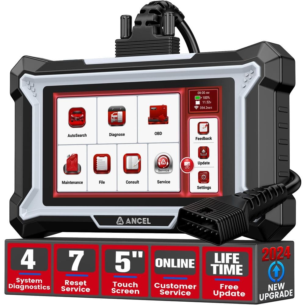Mecanismo de verificação de transmissão do scanner OBD2 ANCEL DS100 ABS SRS