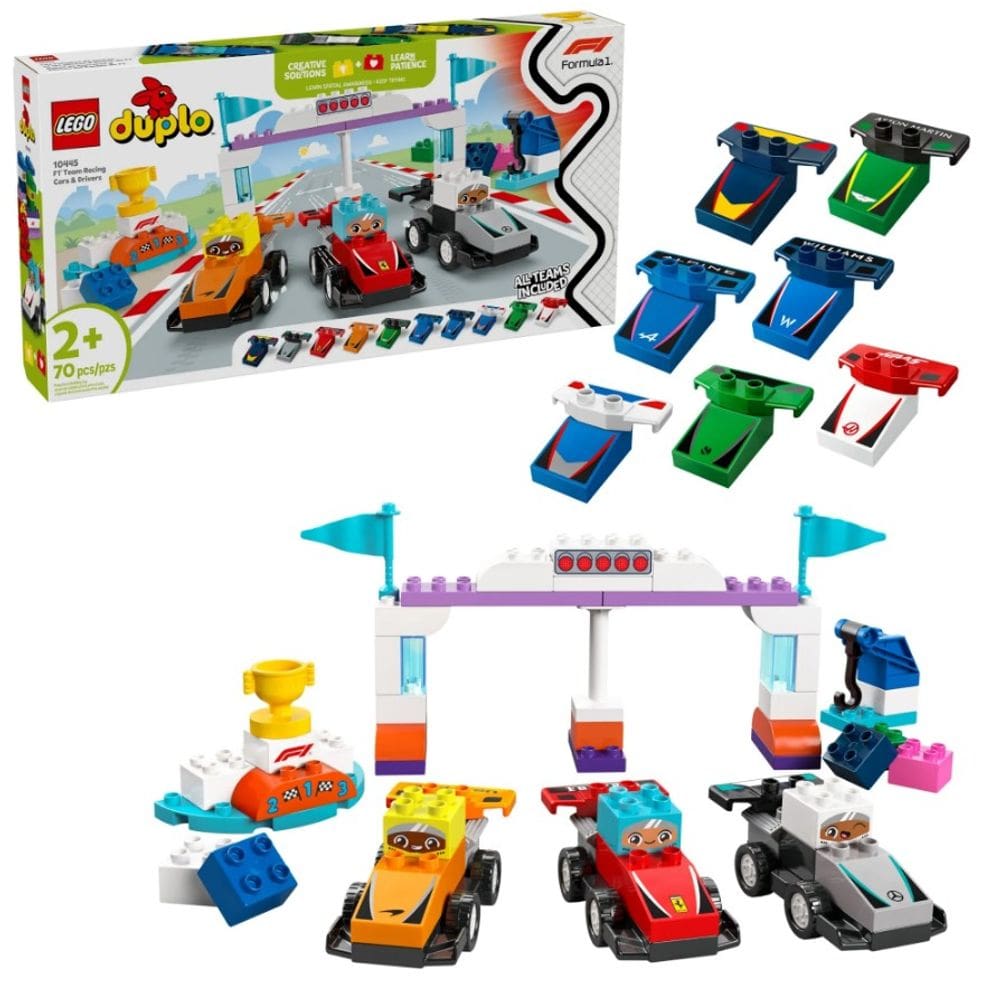 Lego Duplo 10445 Carros e Pilotos Formula1