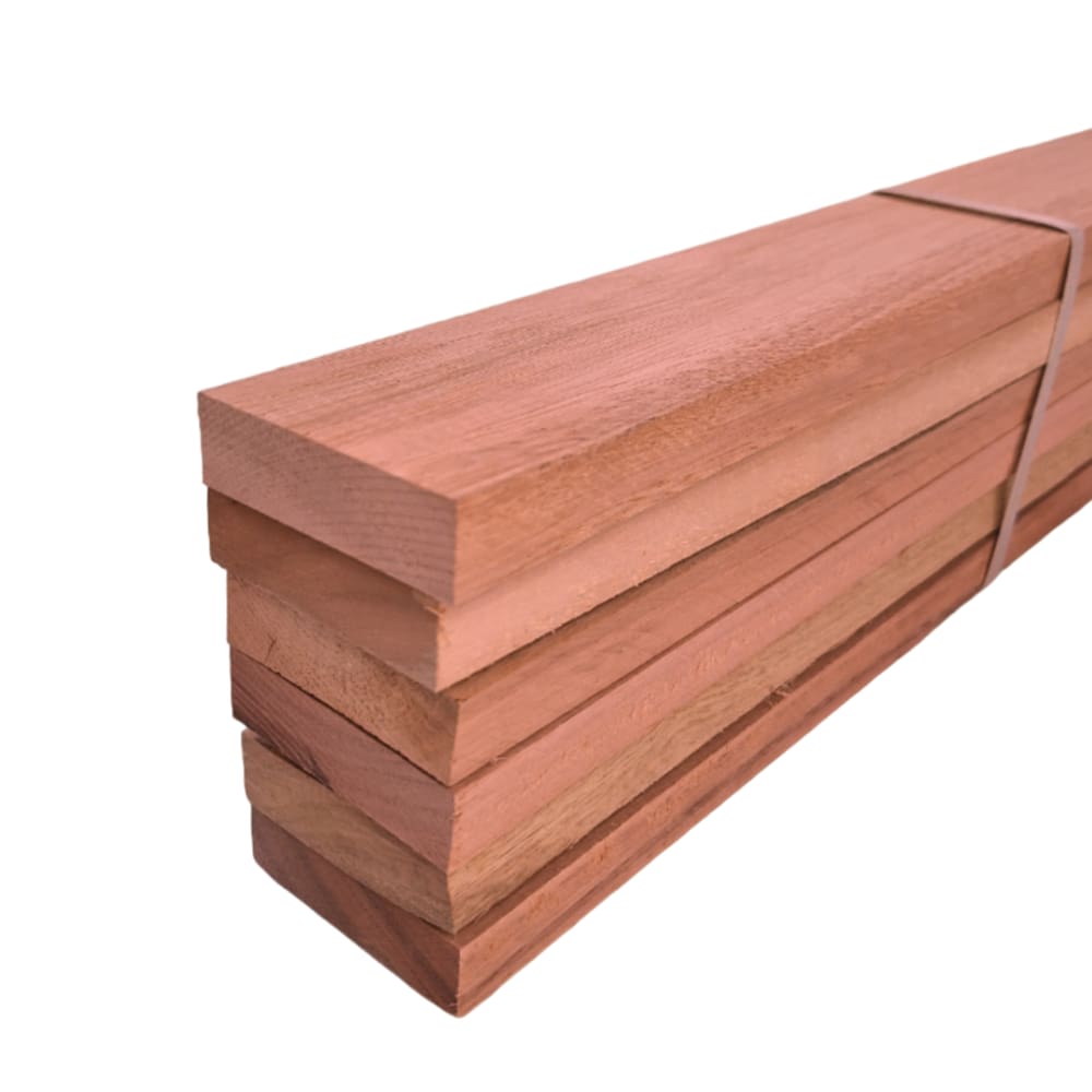 6 Ripas Sarrafos Eucalipto 2x7x120cm Aplainado Artesanato