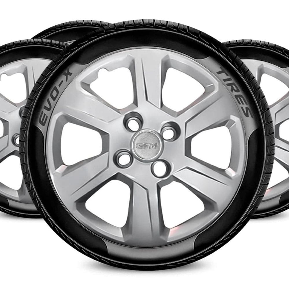 Jogo Calota Aro 15 4x100 Design Montana Compatível Chevrolet
