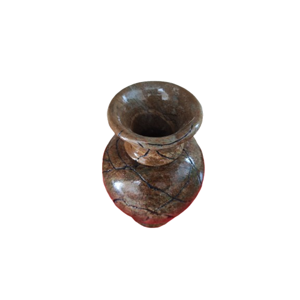 Jarra de Pedra-Sabão Envernizada – 24cm de Altura