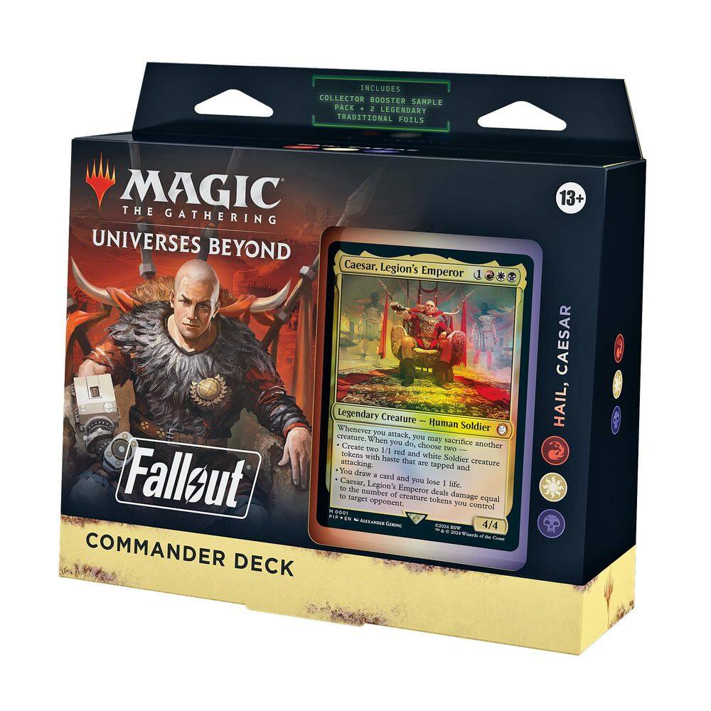 Comandante Deck Magic The Gathering Fallout Hail, César