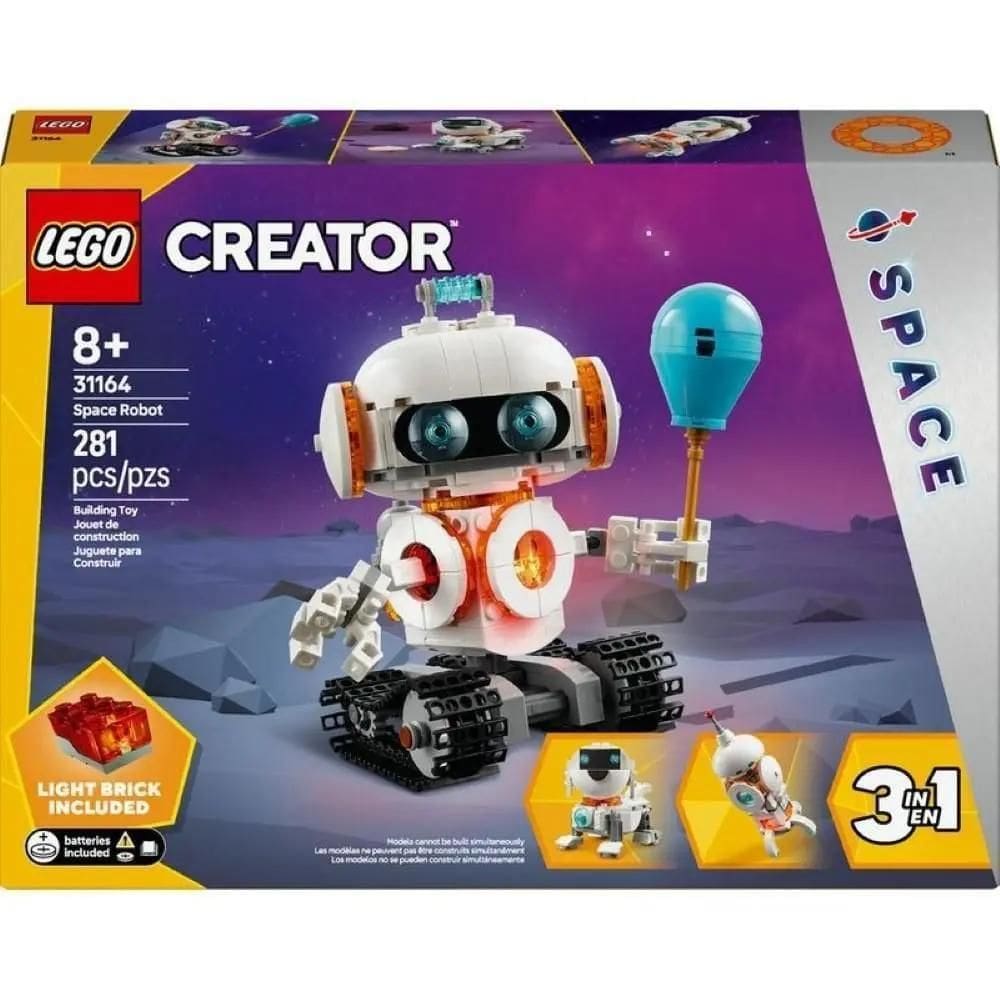 Lego Creator 3 Em 1 Robô Espacial 281 Peças