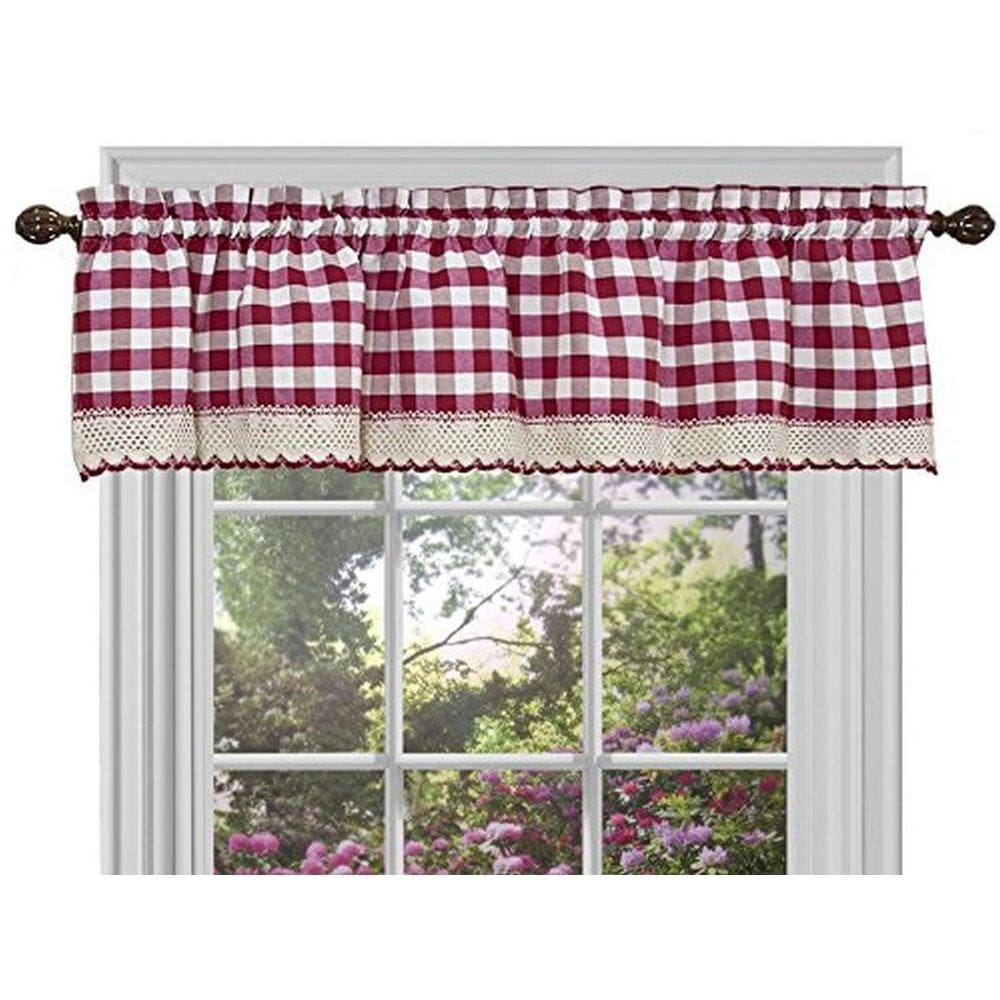 Cortina Valance Sweet Home Collection Kitchen 14x58cm
