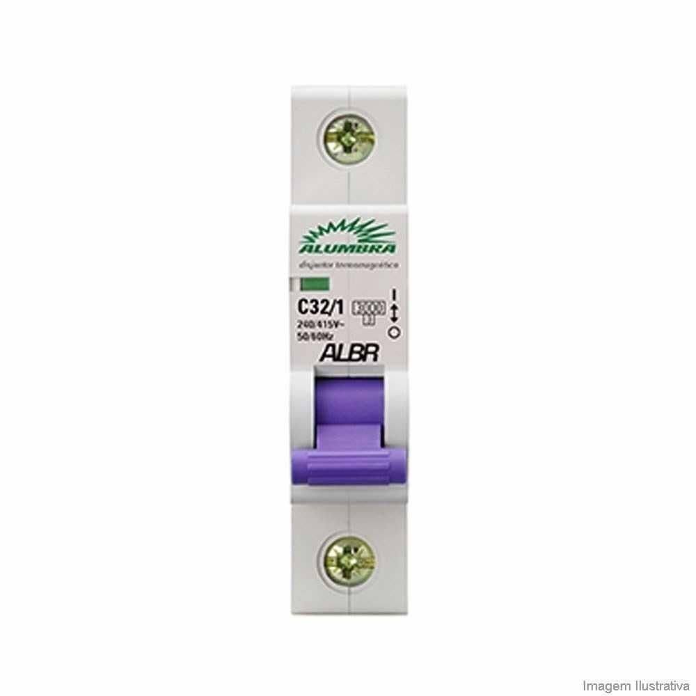 Disjuntor Din Alumbra Unipolar C32-1 240-415v