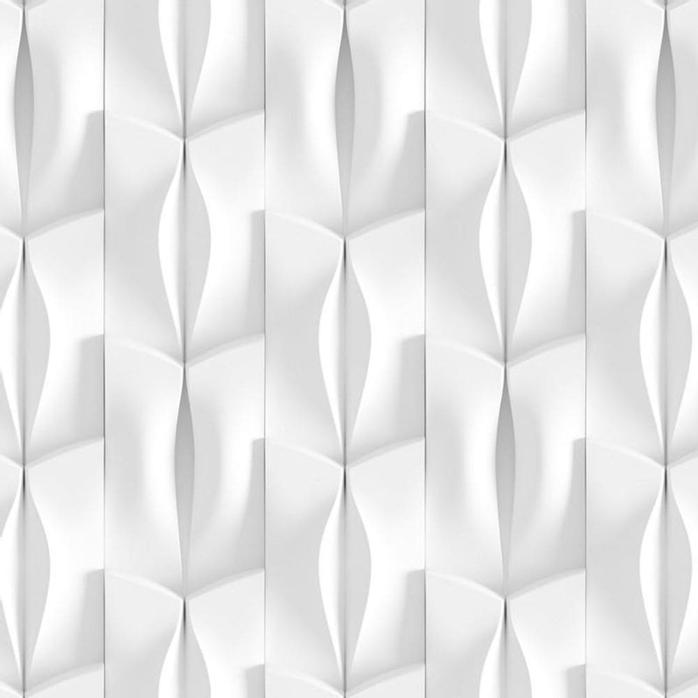 Papel De Parede 3D Traço Vertical Autocolante Geometrico