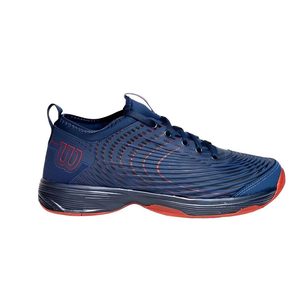 Tênis Wilson Pro Open 3.0 All Court Azul e Vermelho