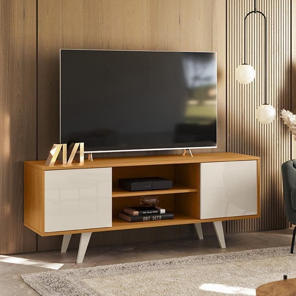 Rack Bancada 2 Portas Lisboa Cinamomo Off White